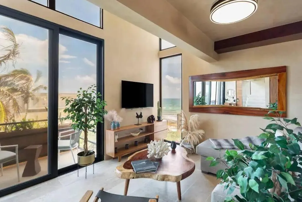 Apartment Luxury Beachfront Penthouse With Private Pool Tulum Mexico