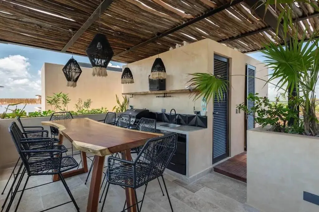 Luxury Beachfront Penthouse With Private Pool Tulum Apartment