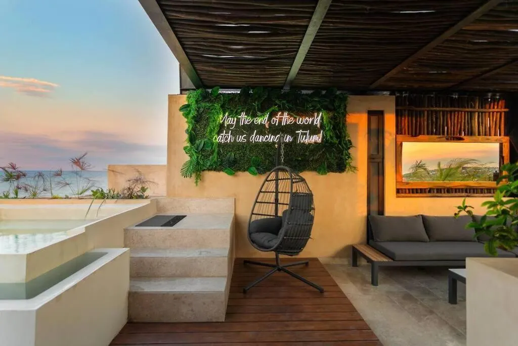 Apartment Luxury Beachfront Penthouse With Private Pool Tulum Mexico