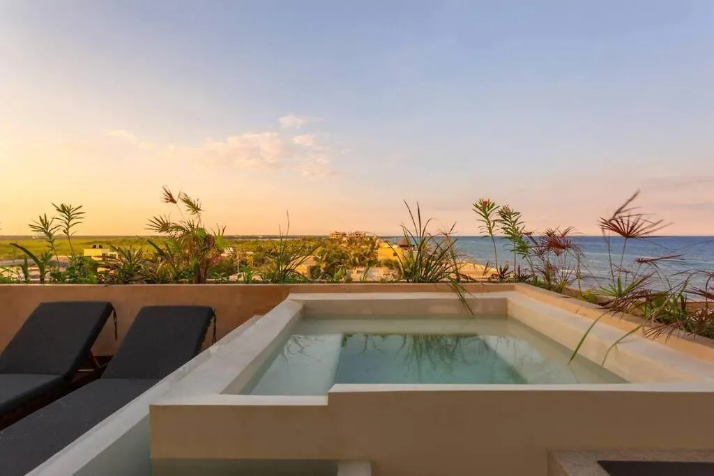 Luxury Beachfront Penthouse With Private Pool Tulum Apartment